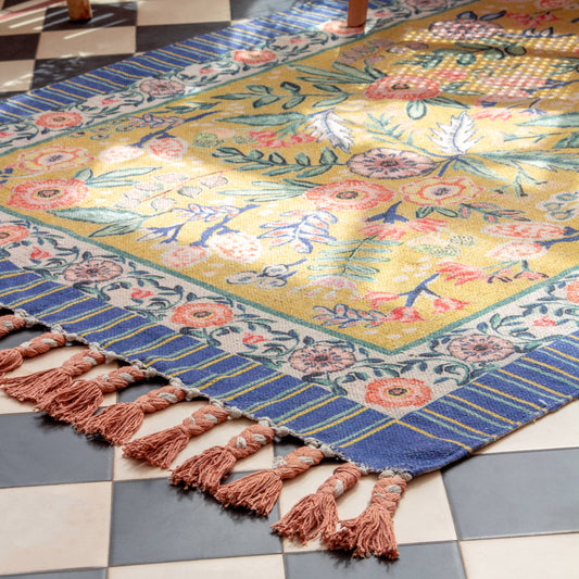 Rosa 120x180cm Rug Navy/Gold