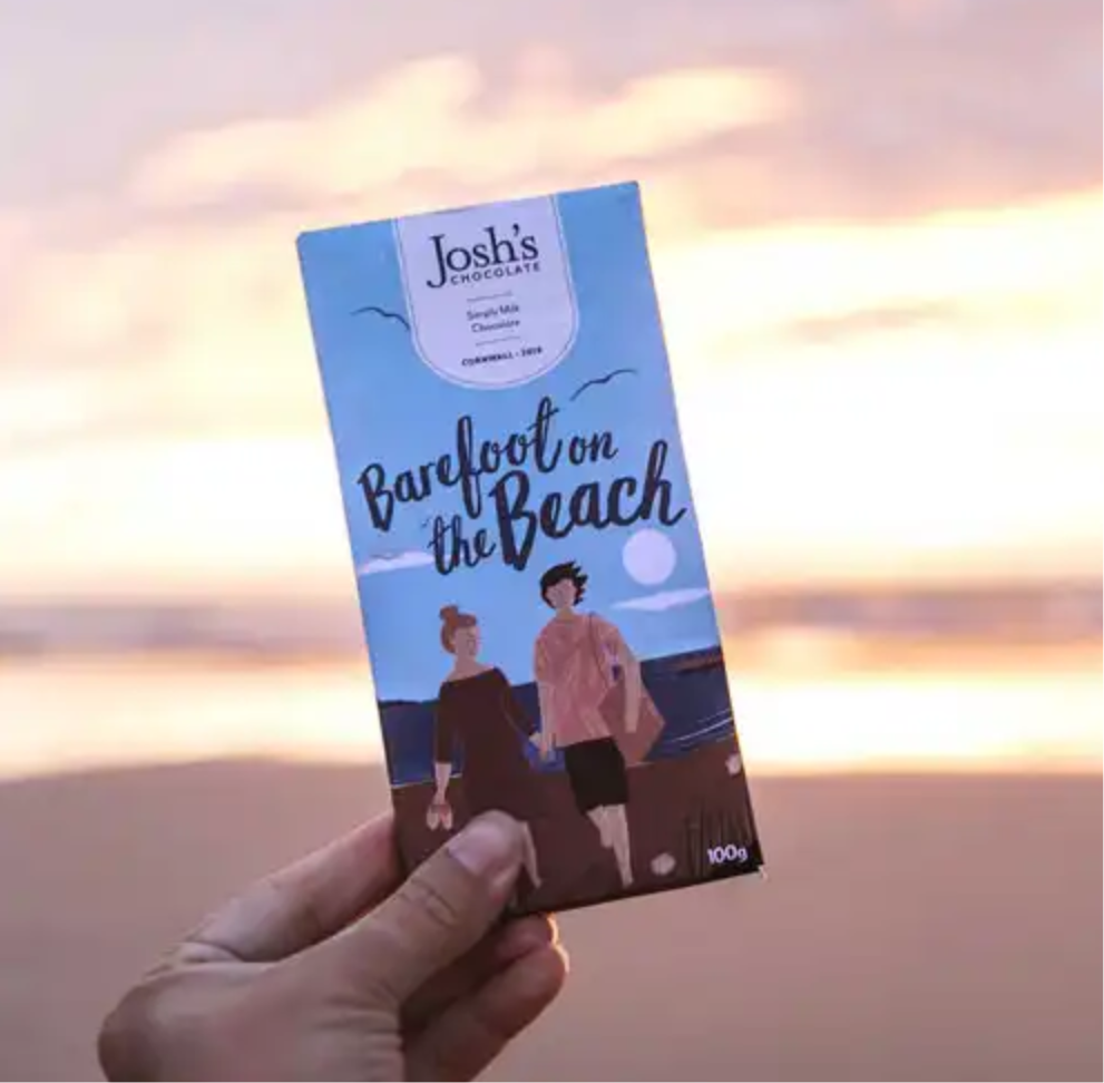 Josh's Chocolate - Barefoot on the Beach
