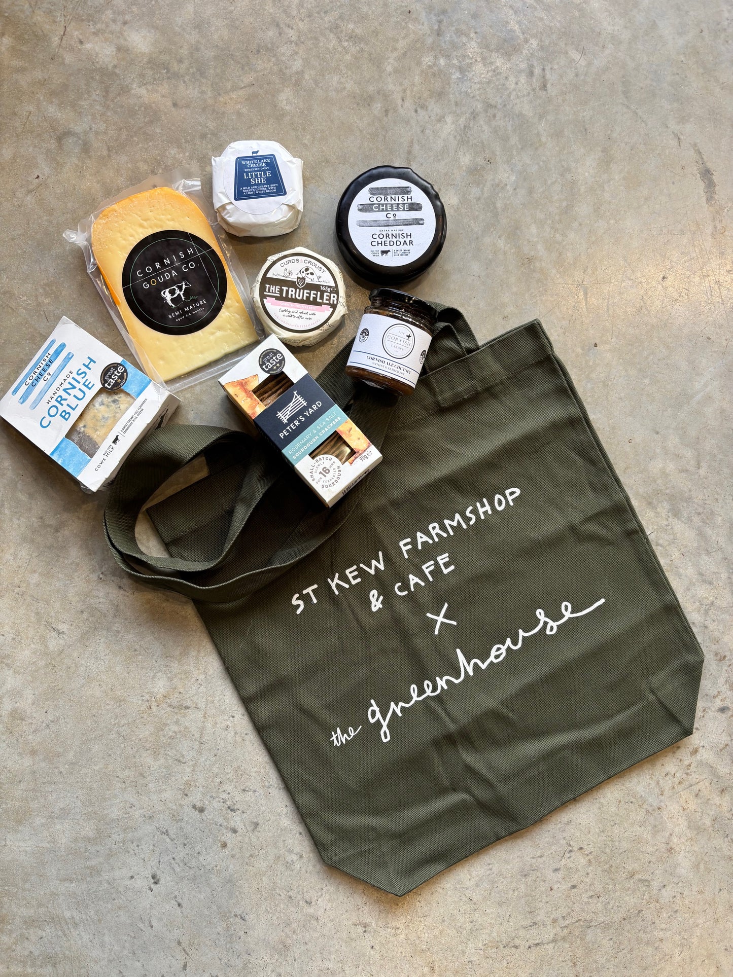 St Kew Farmshop Cheese & Cracker Tote Gift Bag