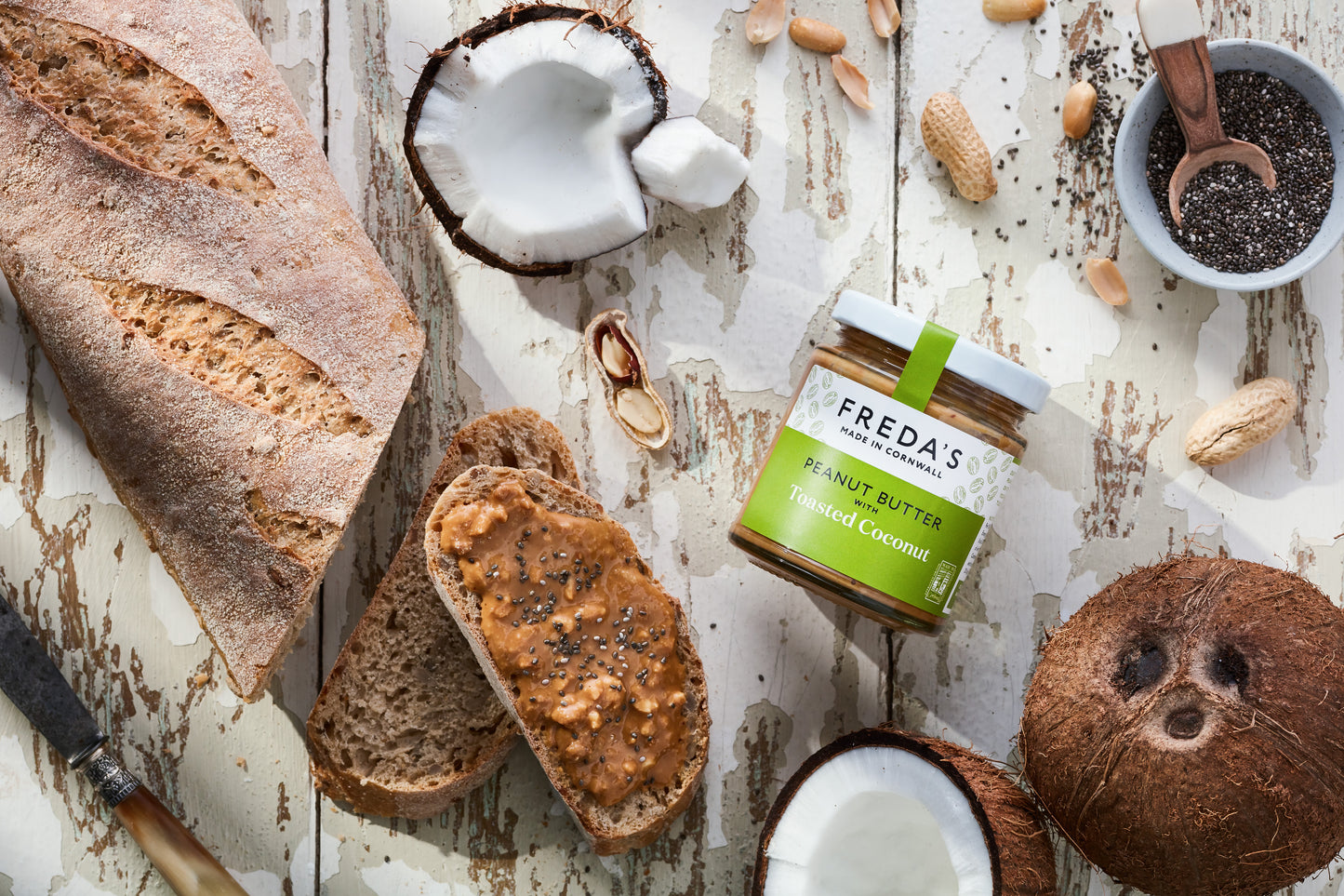 Freda's Peanut Butter - Toasted Coconut
