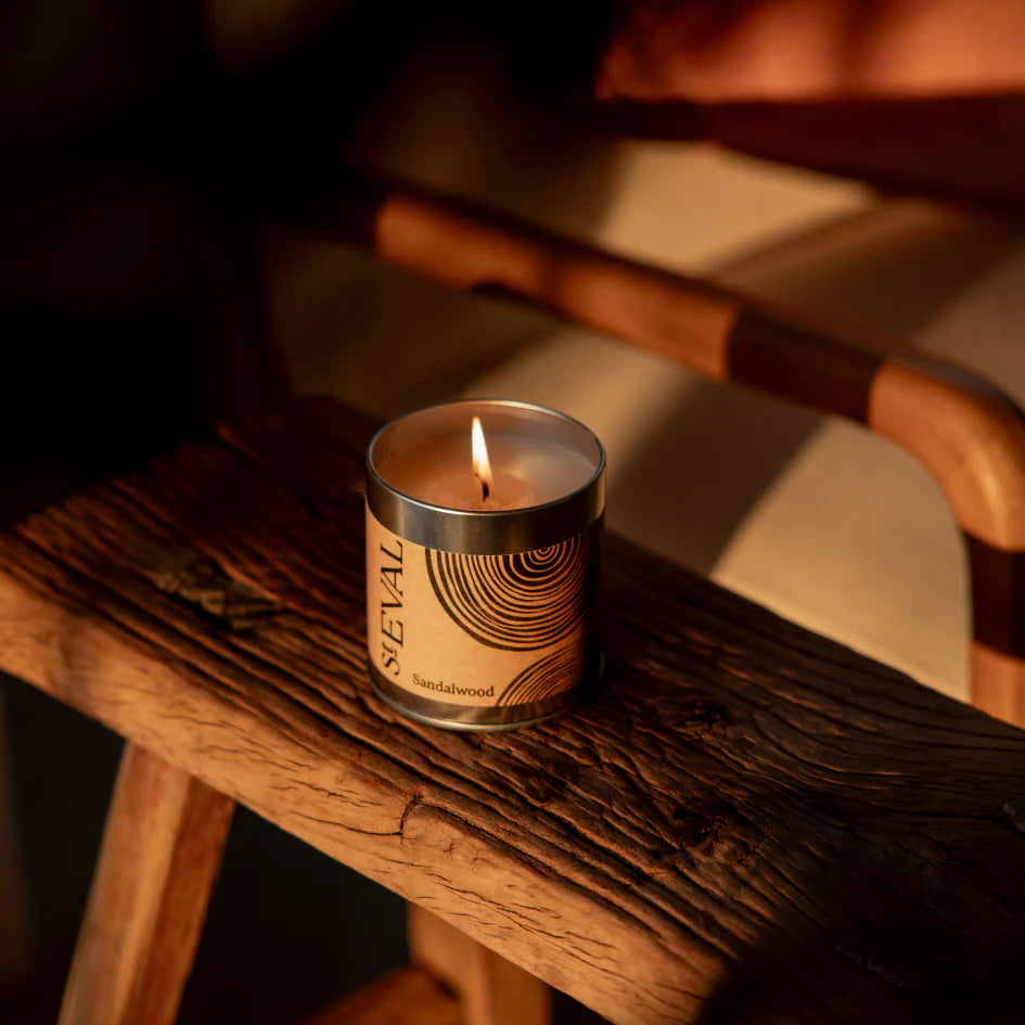 Sandalwood Tin Candle