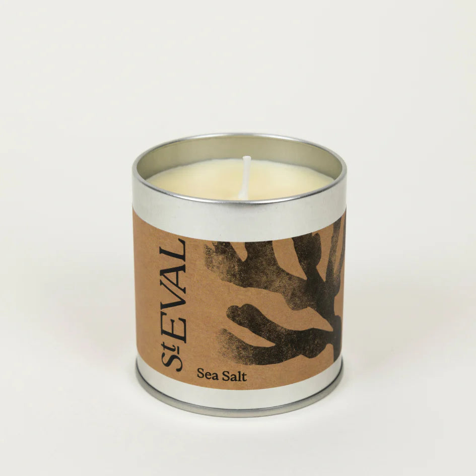 Sea Salt, Coastal Scented Tin Candle