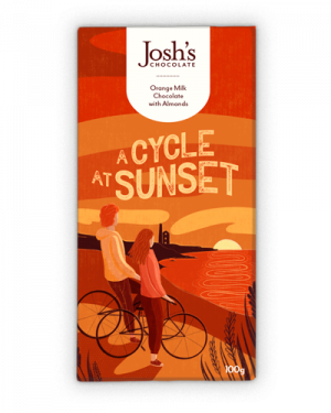 Josh's Chocolate - Cycle at Sunset