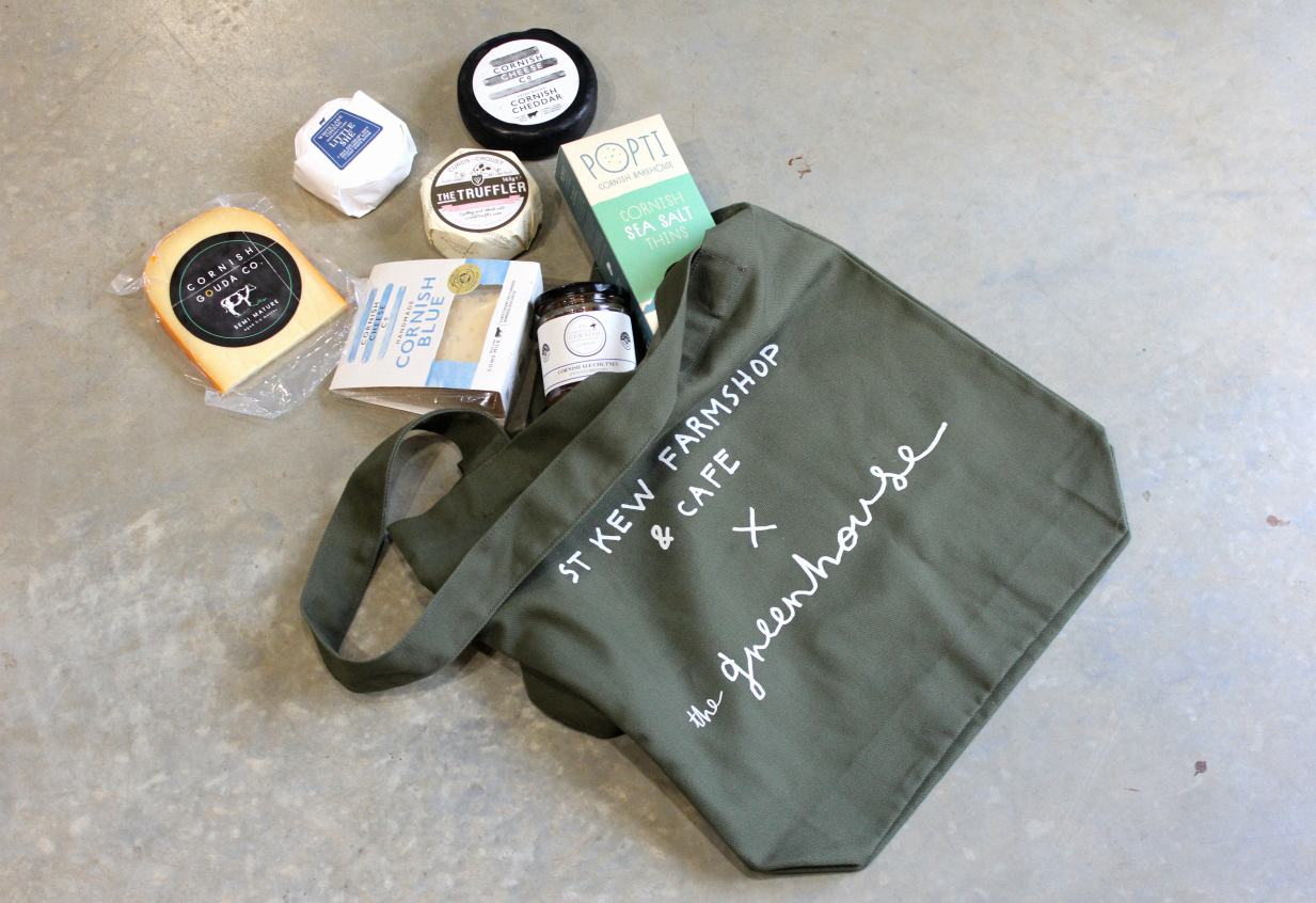 St Kew Farmshop Cheese & Cracker Tote Gift Bag