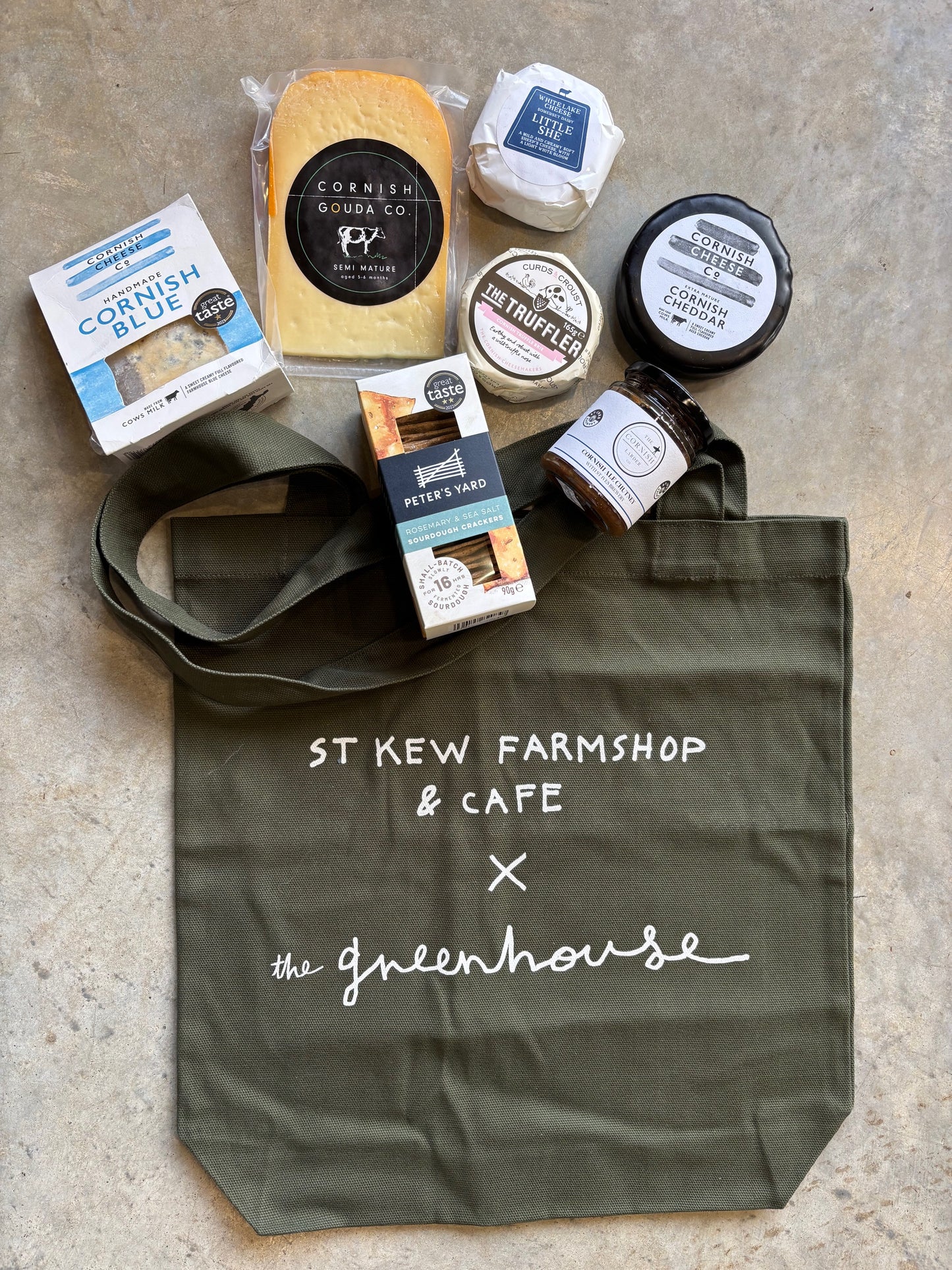St Kew Farmshop Cheese & Cracker Tote Gift Bag