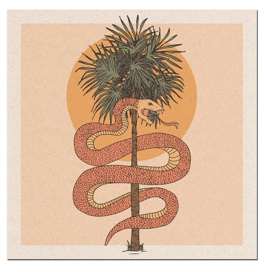 Palm Snake Print
