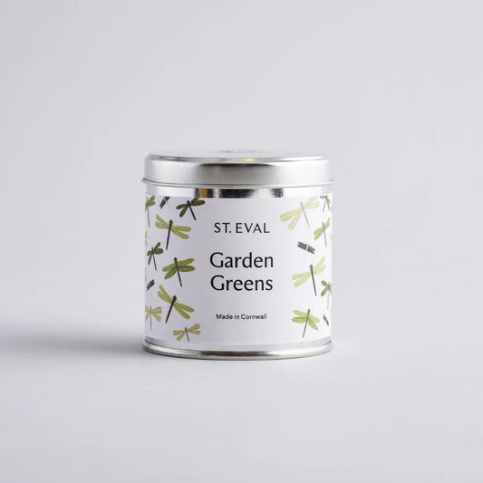Garden Greens Scented Tin Candle