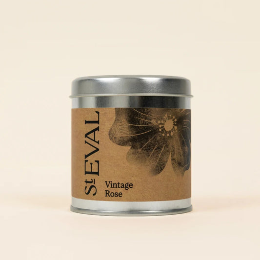 Vintage Rose Scented Tin Candle