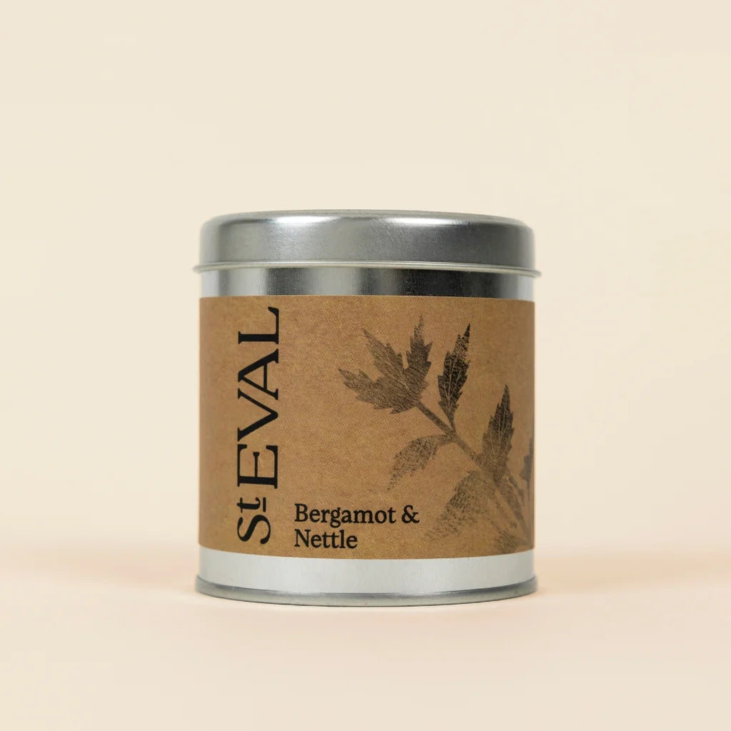 Bergamot & Nettle Scented Tin Candle