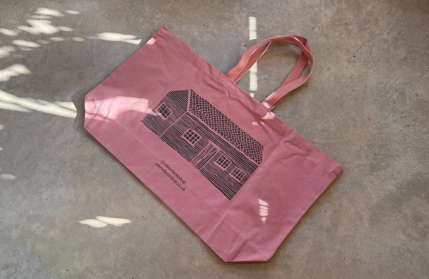 St Kew Farmshop Giant Tote Bag - Rose