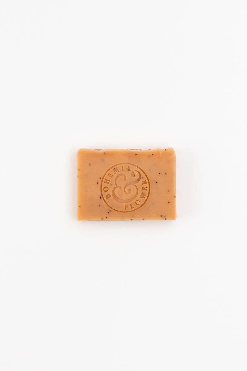 Garden Bar Soap - Pink Clay, Rose & Poppy Seed