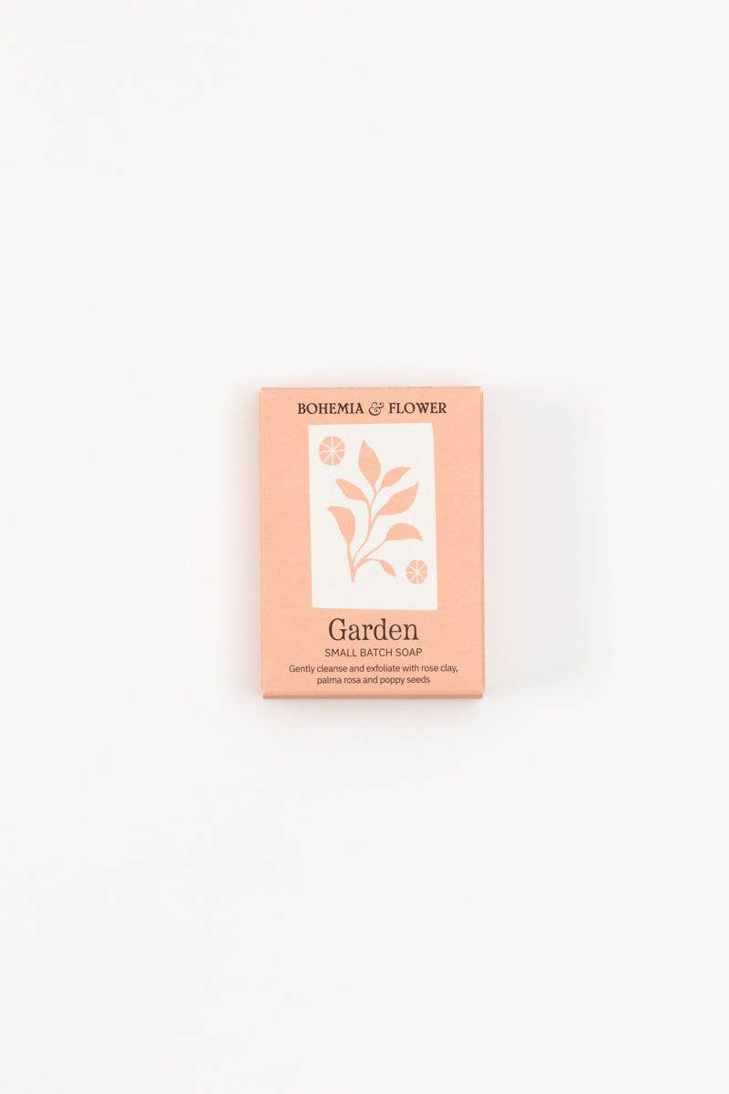Garden Bar Soap - Pink Clay, Rose & Poppy Seed