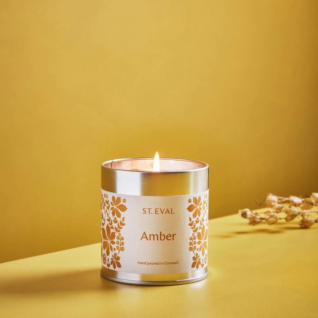 Amber, Folk Scented Tin Candle